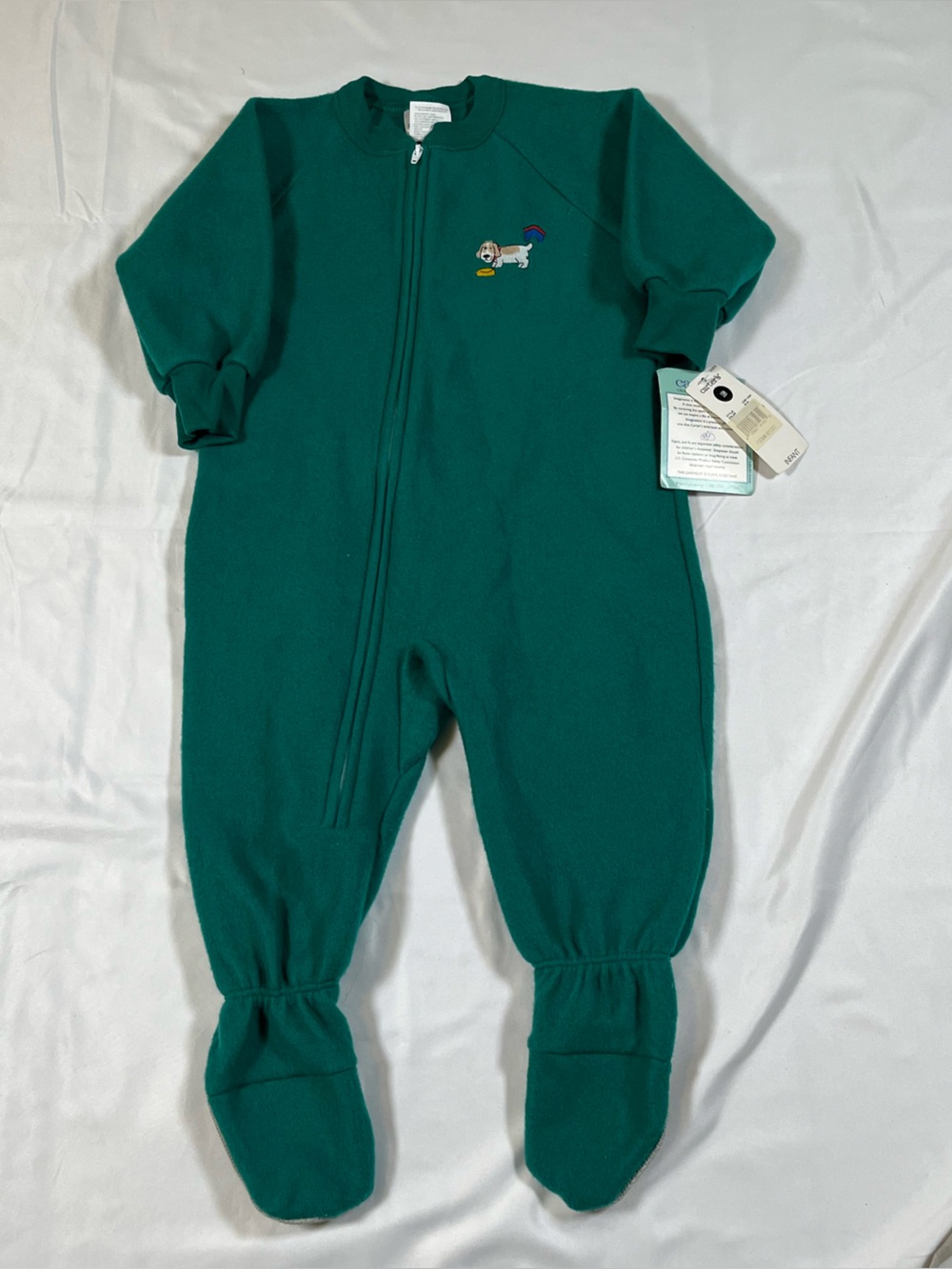 Vintage Carter’s Kids‎ Sleeper Fuzzy Fleece Pajamas Size 18m New